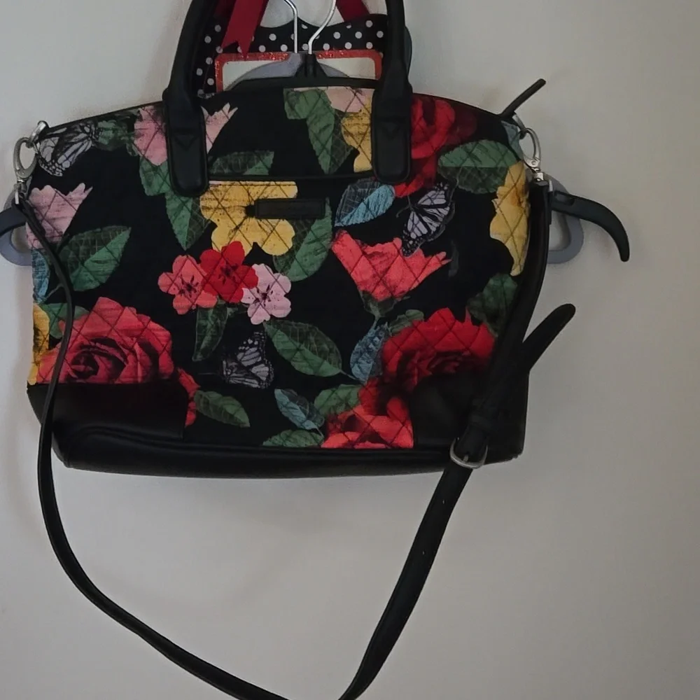 Floral Black Handbag,  Vera Bradley - Picture 4 of 8